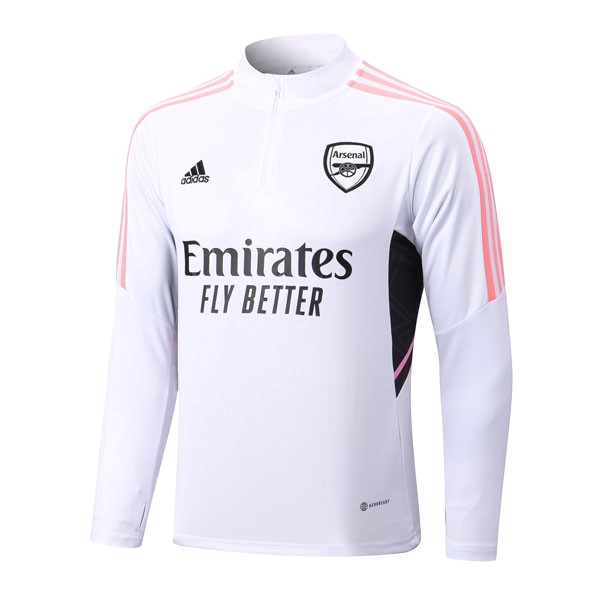 Sudadera De Training Arsenal Top 2023 Blanco